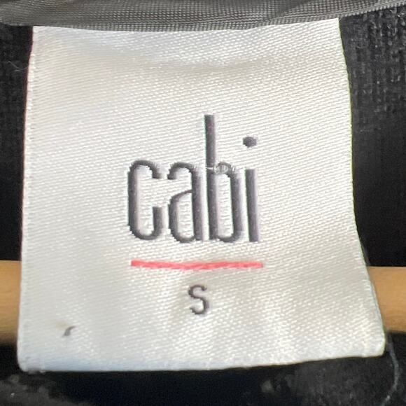 Cabi French Trench Black Cardigan Style #3351 Size S  NWOT  Fall Winter Layering - Picture 9 of 11